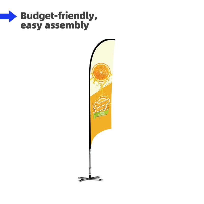 Advertising Flag-Concave - 3.9m (13 foot) Tall (medium)