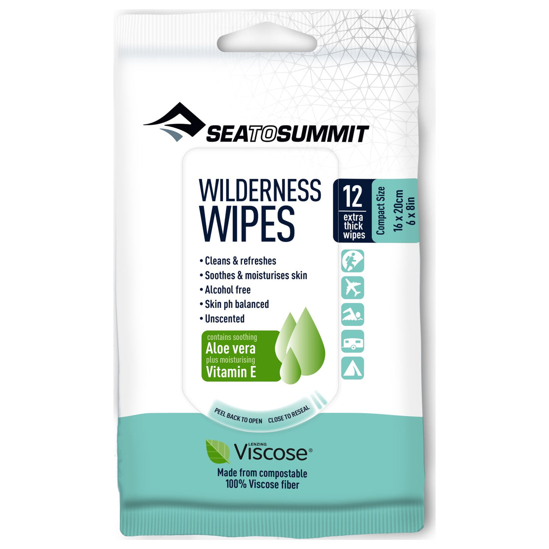 Sea to Summit Wilderness Wipes Compact